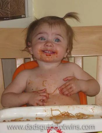 Messy eating & children: tips to help