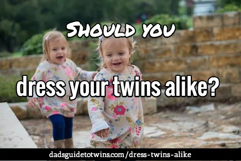Should you dress twins alike?