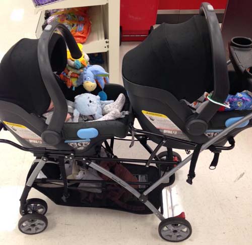 snap n go double stroller