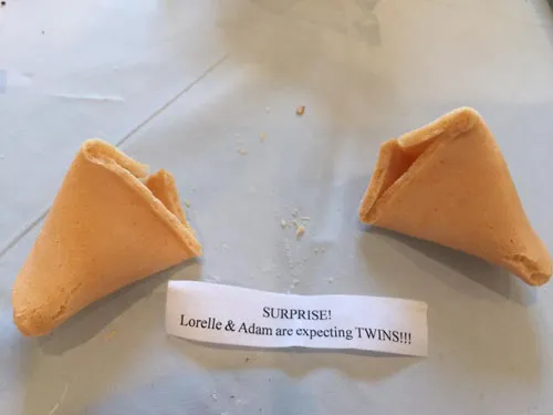 Fortune cookie twin announcement